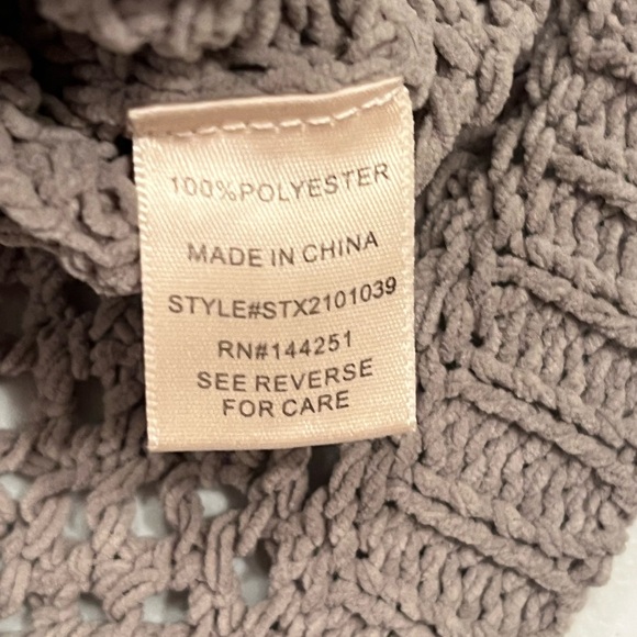 Artelier Nicole Miller chunky knit cardigan sweater size XL.  Grayish green - Picture 8 of 12